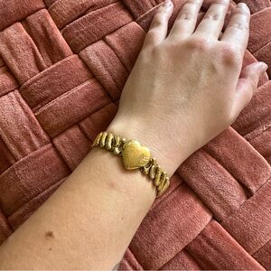 vintage locket bracelet